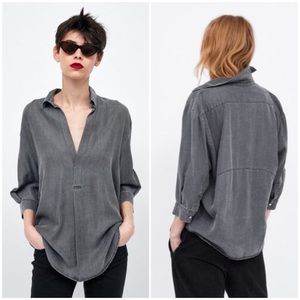 Zara V-neck shirt